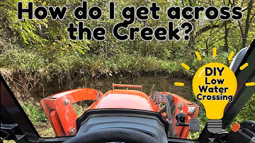 Zelfgemaakte betonnen laagwaterovergang | Alternatief voor brug | WatchBradWork