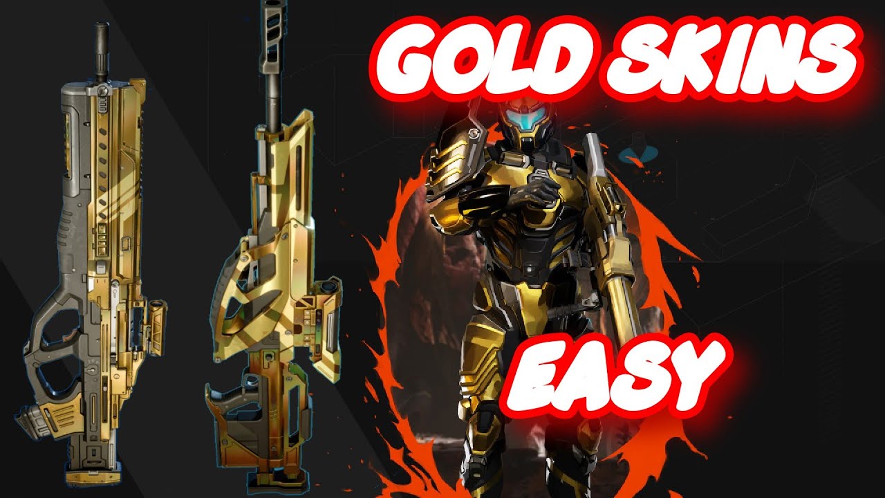 (GOLD SKINS EASY) How To Get Gold Skins In Splitgate YouTube