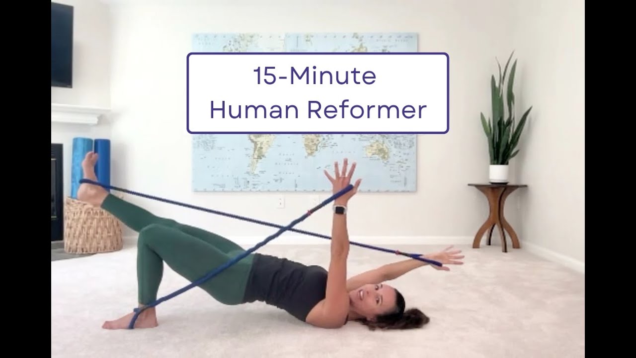 Pilates Human Reformer AKA Portable Reformer 15-Minute Workout