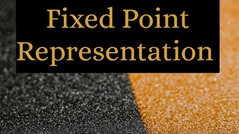 Fixed Point Representation in Numbering System|| Tutorials in Telugu
