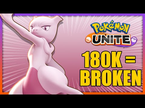 180K DE DANO: MEWTWO É O BICHO MAIS BROKEN DO JOGO! | MASTER RANKED DuoQ - Pokémon UNITE