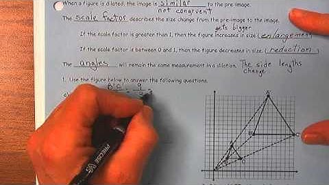 Geometry Dilation Notes