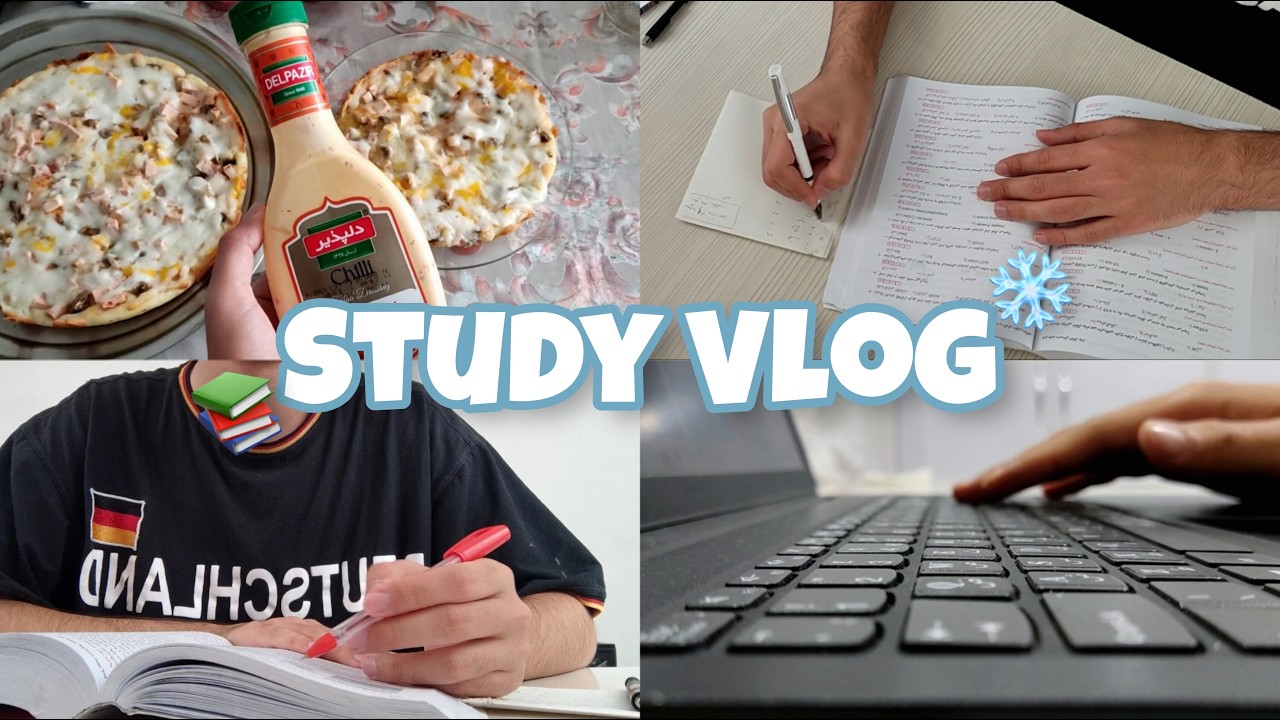 A Cozy Snowy Study Day ❄️ | Planning, Studying & Resetting My Desk