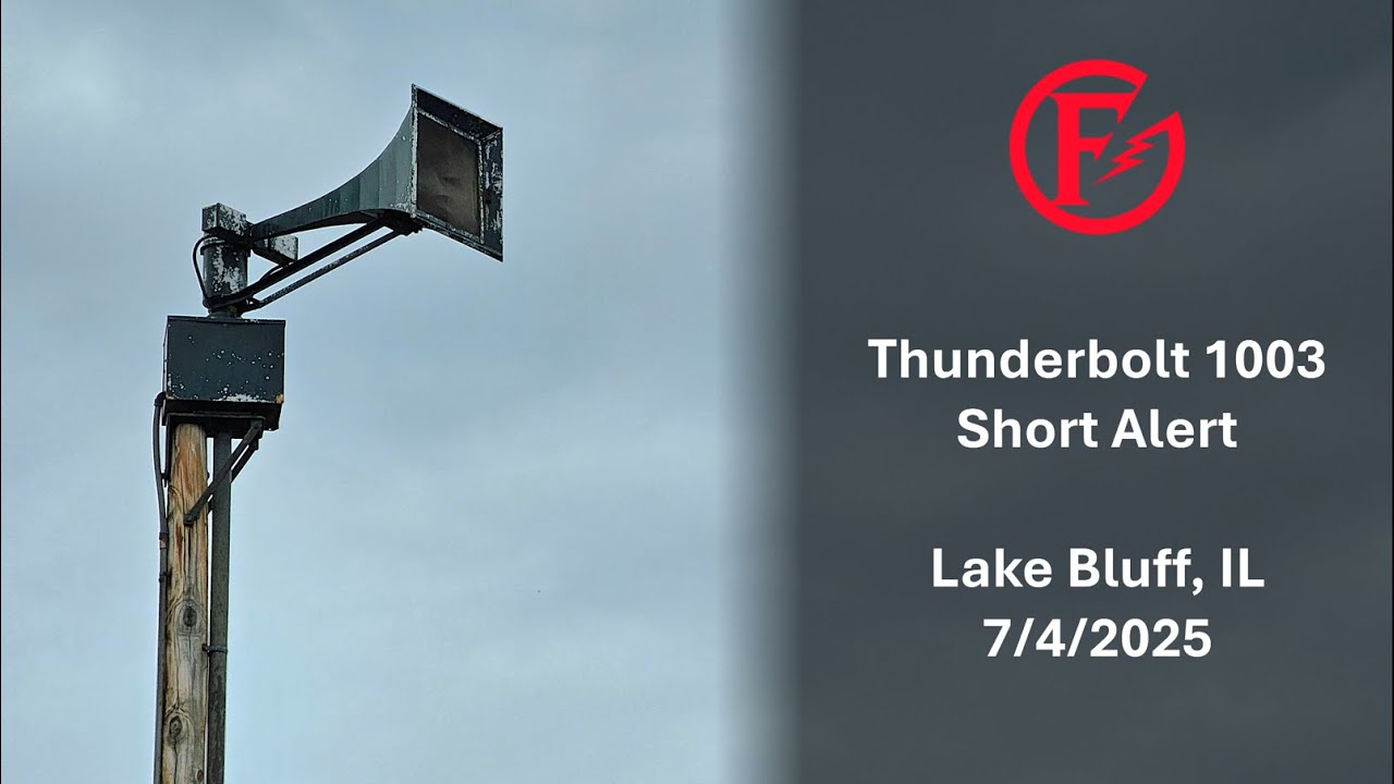 Thunderbolt 1003 Short Alert | Lake Bluff, IL | 7/4/2025