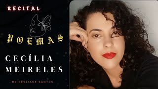 RECITAL DE POEMAS: CECÍLIA MEIRELES | SOPRO DE VERSOS. 