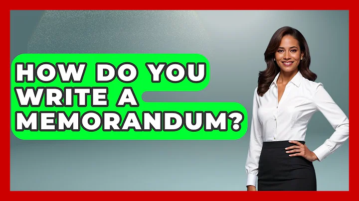 How Do You Write A Memorandum? - Law School Prep Hub