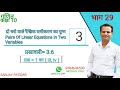 Class~10th maths(NCERT)LESSON~ 3 exercise~3.6 question~1 का iii ,iv भाग~29 full notes SANJAY PATIDAR