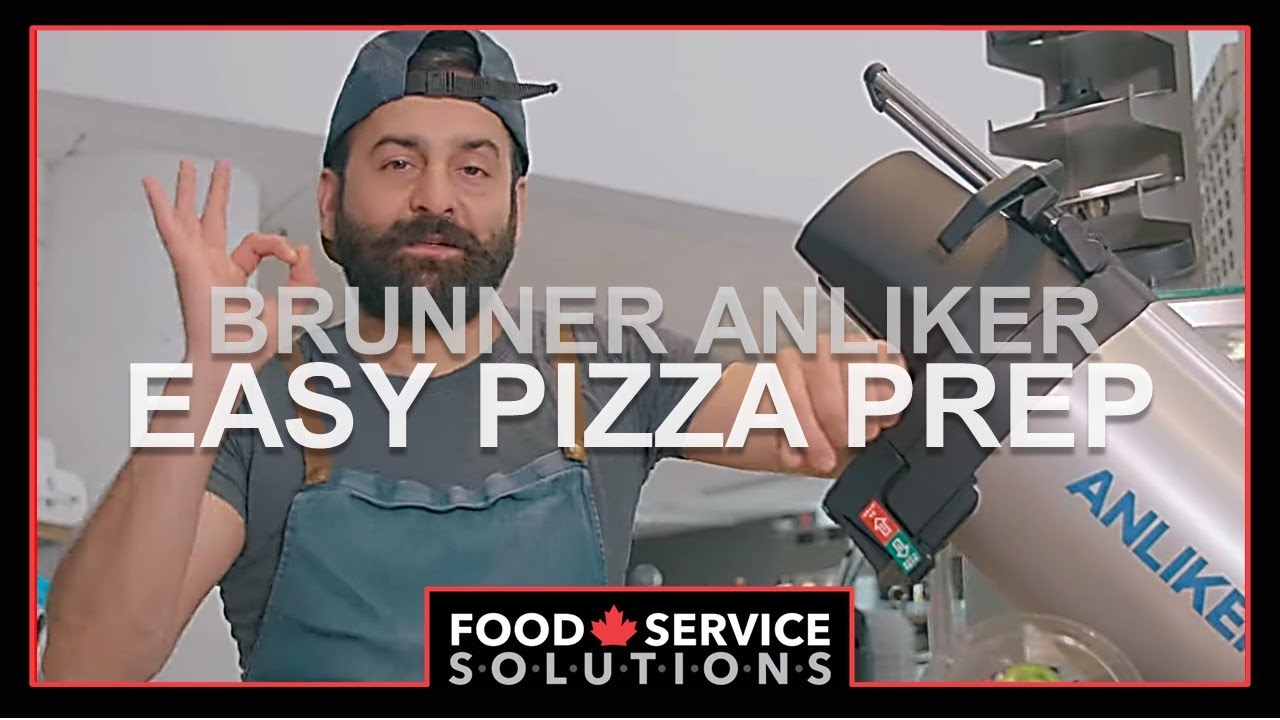 Brunner Anliker Food Processor - Pizza prep made easy - YouTube
