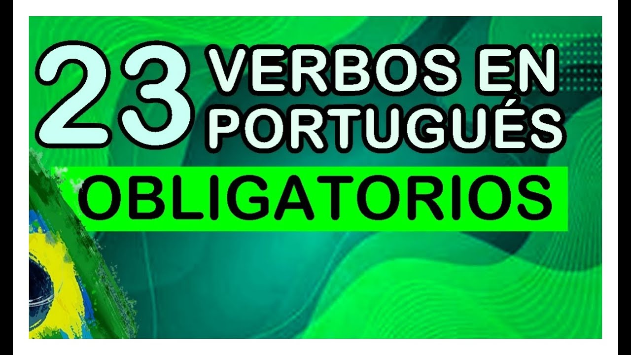 😱 Escucha y Memoriza Estos 23 Verbos para Hablar en Portugués | Clase Completa
