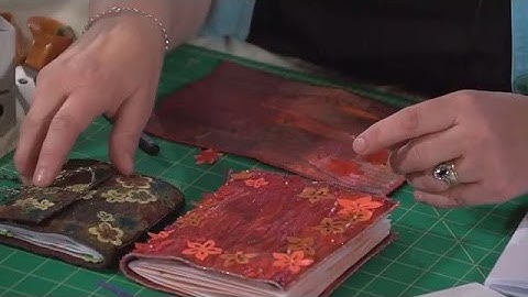 Textured Book Covers with Kathleen Laurel-Sage (Taster Video)