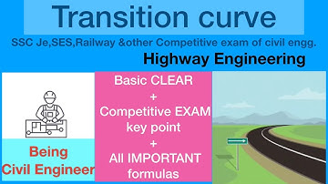 Transition curve of highway engineering | transition curve kya hai in hindi |