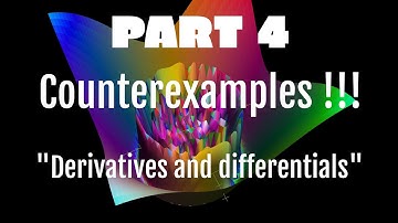 Part 4. Not differentiable but has partial derivatives ? Examples of such 2- variable functions.