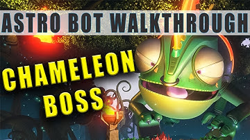 Astro Bot Chameleon Boss Fight - How to beat Mecha Leon the Giant Chameleon