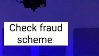 Check fraud scheme