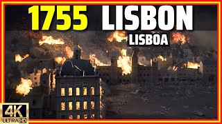 Трагическая история лиссабонского землетрясения и цунами 1755 года! Португалия [4K]