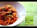 Spaghetti with Chicken Ragu (Holiday Recipe)