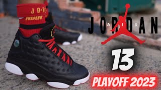 EARLY LOOK!! JORDAN 13 PLAYOFF DETAILED REVIEW & ON FEET W LACE SWAPS!!