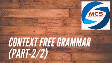 Context free grammar (part-2/2) | ATC | 18CS54 | 17CS54 | 15CS56 | VTU