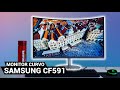 Monitor samsung CURVO CF591 | Monitor para DISEÑAR, TRABAJAR y JUGAR 😱