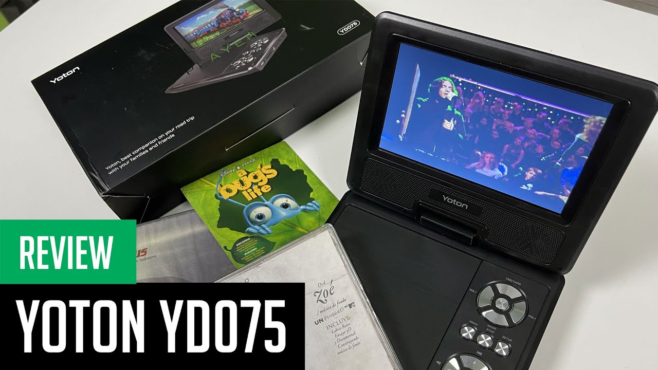 Antídoto Involucrado consumidor Por qué compré un DVD player portátil en pleno 2022? Review del Yoton YD075  - YouTube