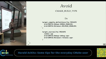 Harald Achitz: Some tips for the everyday CMake user