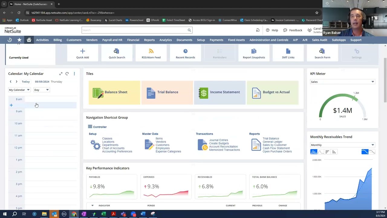 NetSuite в действии: живая демонстрация