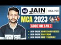 Jain online mca complete roadmap 2023  jain online admission  jain online placement  coding giant