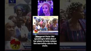 Throwback to  Margaret Peter Obi Speaking on how she will curb insecurity in Anambra state.