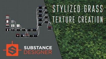 Stylized Grass texture creation | Substance Designer