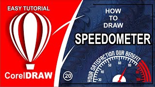 How to Create Speedometer in Coreldraw in Malayalam|Art Friends