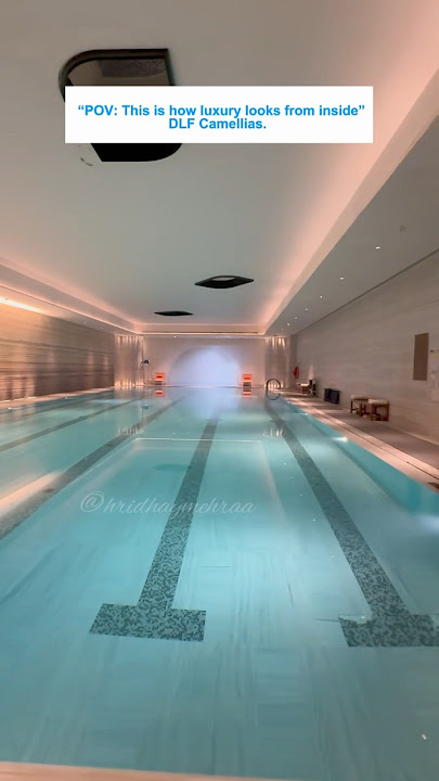 “POV: This is how luxury looks from inside”DLF Camellias. #camellias #dlfcamellias #luxurylifestyle