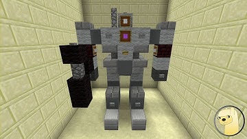 Minecraft - How To Build Transformers G1 Megatron Robot Mode!