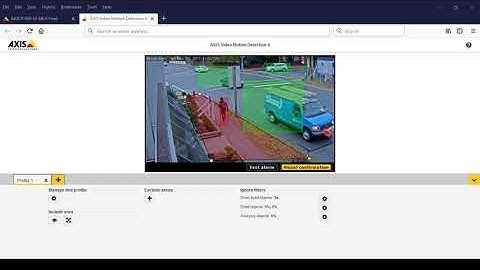 AXIS Video Motion Detection 4 - AXIS P1405-LE Mk II Network Camera
