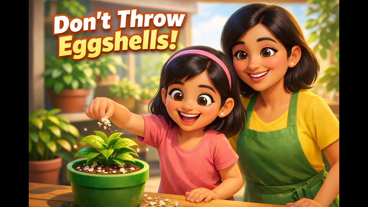Eggshell Magic — Mayra & Mom Teach Zero-Waste Gardening”