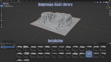 Berglmir Terrain Height Map Asset Library - How to install