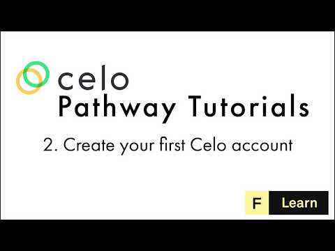 Celo Learn Pathway Tutorial #2: Create your First Celo Account