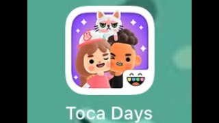 Playing the new TOCA BOCA DAYS game!