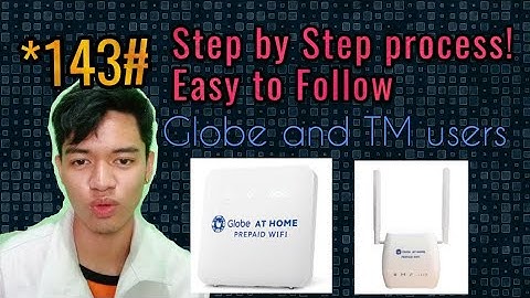 Tutorial on How to load Globe at Home prepaid wifi! Paano mag load ng Globe at home prepaid wifi