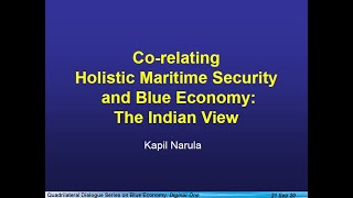 Corelating Holistic Maritime Security and Blue Economy