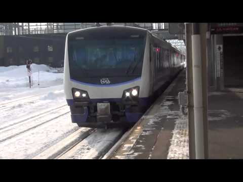 快速リゾートしらかみ 青池編成 弘前発車 津軽三味線メロディー