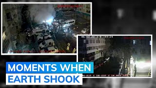 CCTV Footage Shows Building Crumbling When 7.8 Magnitude Quake Hit Turkey City