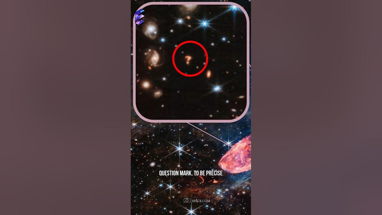 James b Telescope Spots Giant Cosmic Question Mark in Deep Space jwst shorts space YouTube