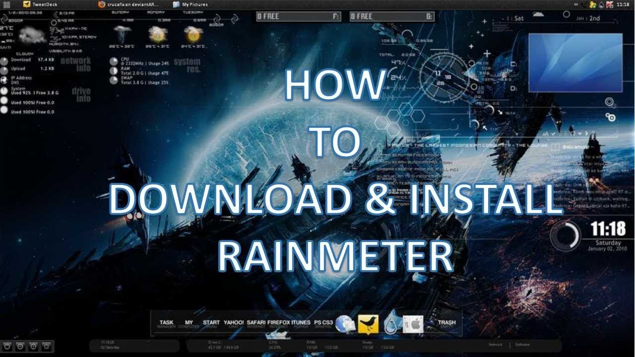 TÉLÉCHARGER RAINMETER WINDOWS 7 WINDOWS 7 RAINMETER TÉLÉCHARGER