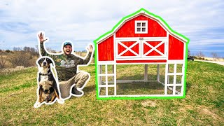 Building a NEW CHICKEN COOP for My BACKYARD FARM!!! YouTube