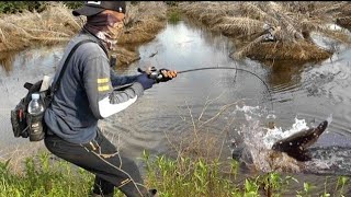 SEPOT BANJIRAN MEMANG COCOK UNTUK MANCING GABUS. !! CESTING IKAN HARUAN