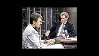 Mark Harmon on Letterman-1988