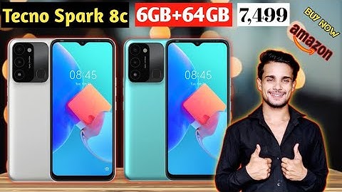 Tecno Spark 8c Full Review In Hindi | 6GB+64GB Storege, Dual Camera, Price 7,499 | 🔥🔥
