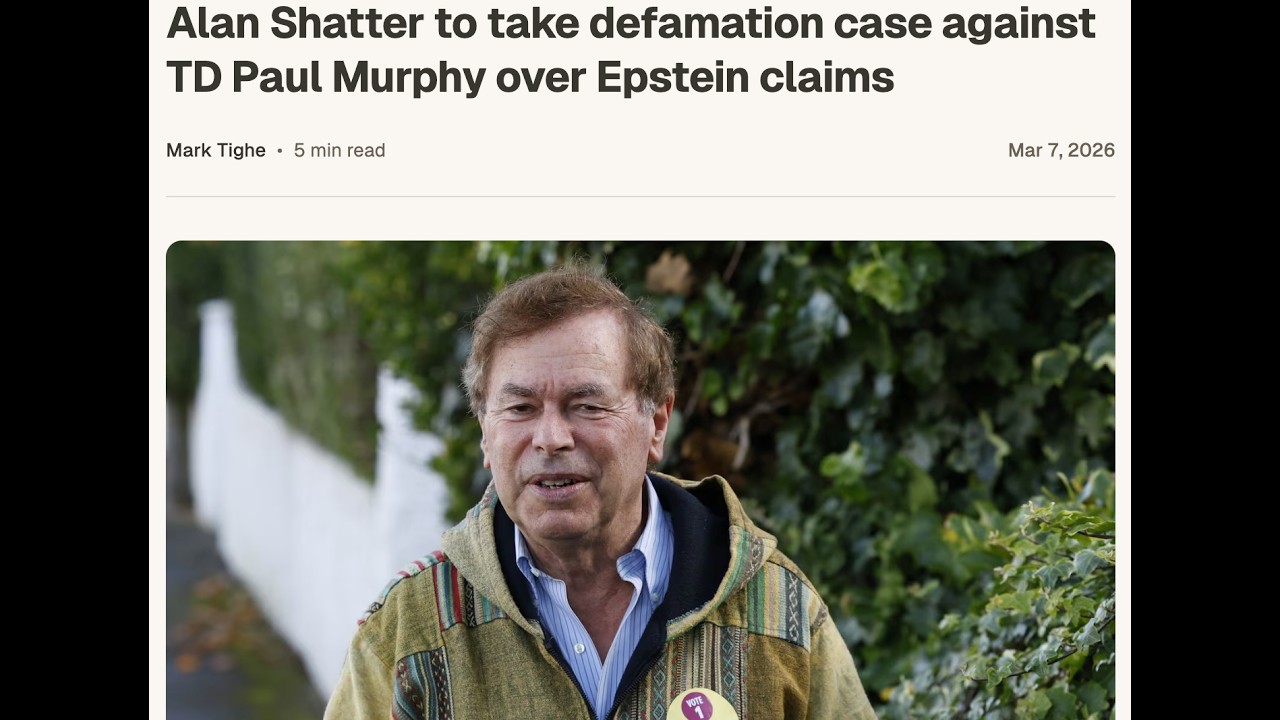 Alan Shatter Suing Paul Murphy TD. Commies vs Js