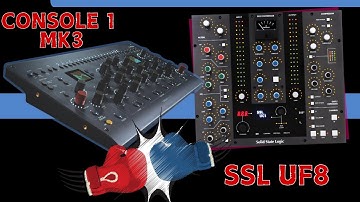 Softube Console 1 Mk III VS SSL UC1 Control Surface