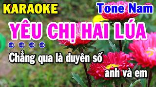 Yêu Chị Hai Lúa Karaoke Nhạc Sống Tone Nam Cha Cha Hay 2026 | Tiên Organ